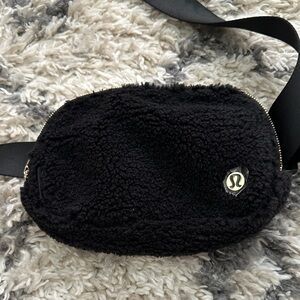 Lululemon Athletica Textured Black Mini Bag